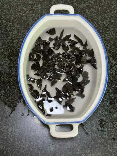 蒸し鶏と乾燥豆腐、キクラゲの作り方：2