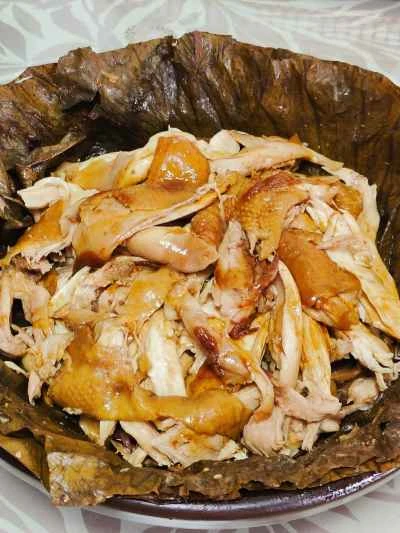 蓮の葉チキンのレシピ手順：18