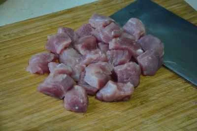 パイナップル入り酢豚のレシピ手順：3