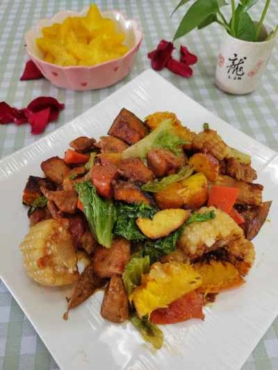 鶏胸肉と野菜/フルーツのローストレシピ