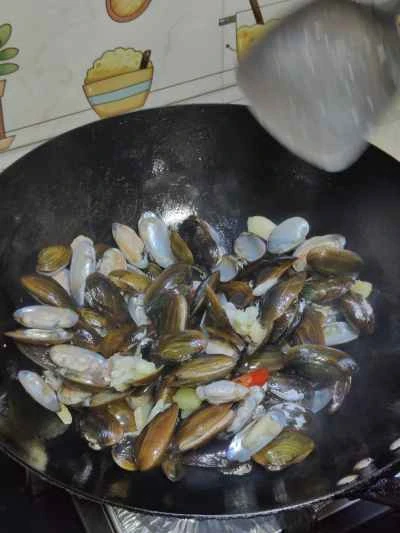 アサリのバジル炒めの作り方：5