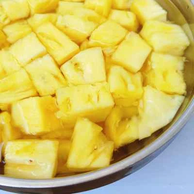 パイナップル入り酢豚の作り方：2