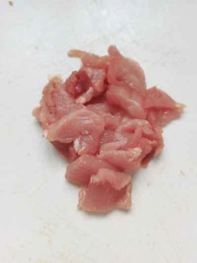 肉入りジャガイモ炒めの作り方:1