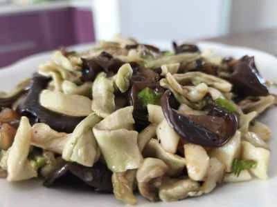 乾燥レタスとキクラゲの炒め物の作り方：6