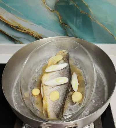 蒸しニベのレシピ手順：3