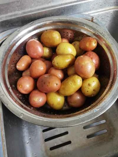 クリスピーポテトを作る手順：1