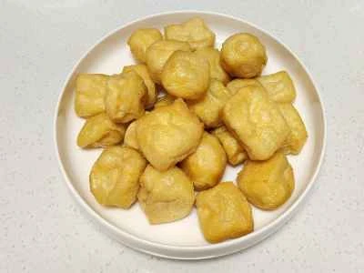 豆腐パフ炒めの作り方：3