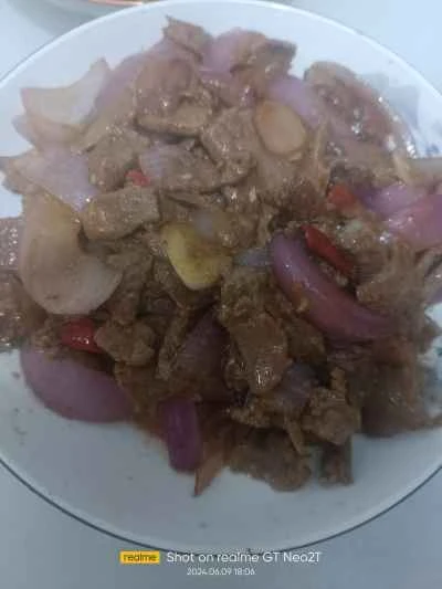 牛肉と玉ねぎの炒め物のレシピ