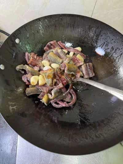 ニンニク入りうなぎ炒めの作り方：8