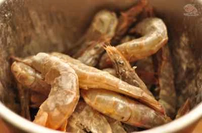 王坡の大きなエビの作り方：1