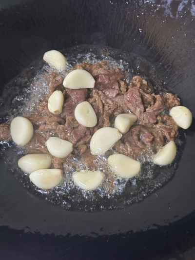 牛肉と甘いブロッコリーの炒め物の作り方：9