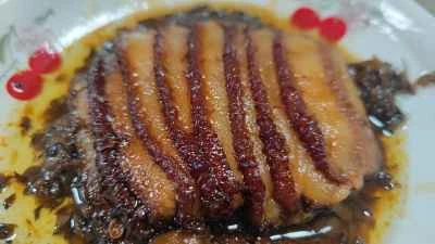 豚バラ肉の煮込みとカラシナのピクルスの作り方：15