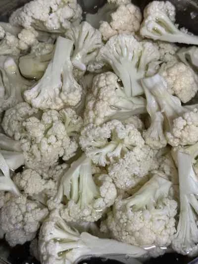 ドライポットカリフラワーの作り方：1