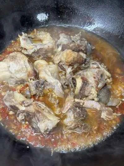 刻んだチリポークリブの作り方：11