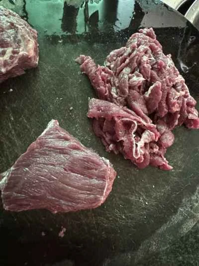 サテビーフと豆腐のキャセロールを作る手順：1