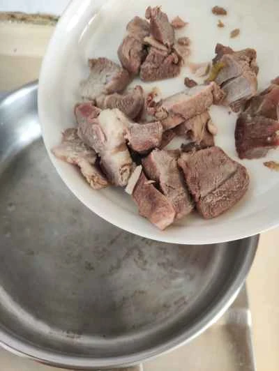 牛すじとインゲンの煮込みの作り方：4