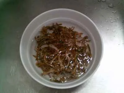 乾燥タケノコと野菜を詰めた蒸しグルテンの作り方：3