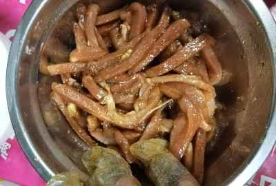 スパイシーな細切りポークテンダーロインのレシピ手順：2