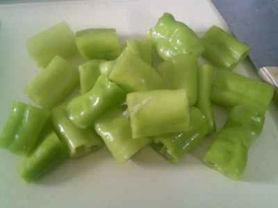 油で煮込んだピーマンの作り方：3