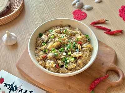 ガーリッククラム春雨のレシピ