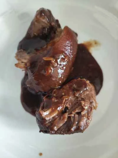 豚足と秋野菜の炒め物の作り方：2