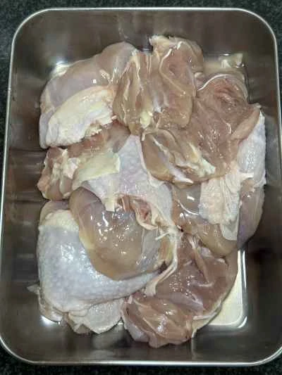 鶏もも肉のチャーシューを作る手順：1
