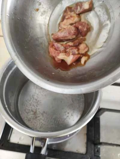 豆苗のスープ煮の作り方：2