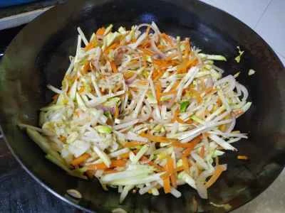 牛肉と野菜の炒め物の作り方：7