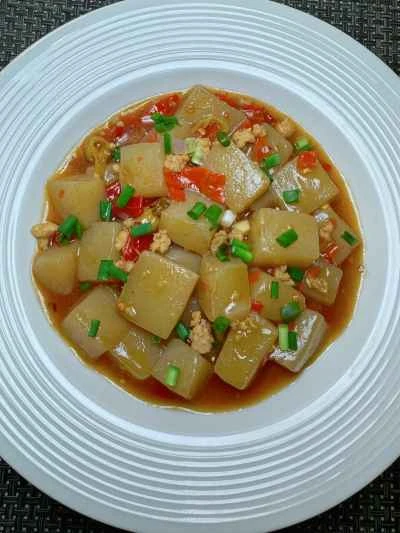 刻んだ唐辛子、ひき肉、こんにゃくの作り方：16