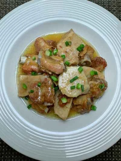 タロイモ入り蒸し豚スペアリブの作り方：11