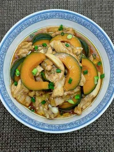 蒸し鶏とベビーカボチャのレシピ手順：8