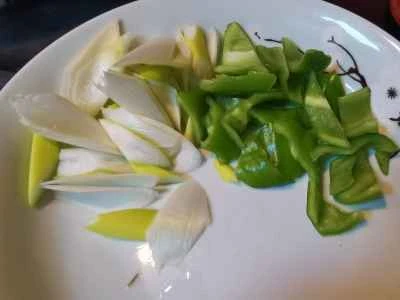 ネギと胡椒のアサリの作り方:3