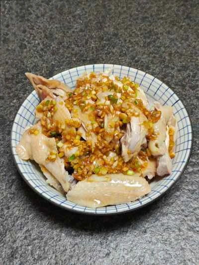 ネギ油チキンの作り方：11