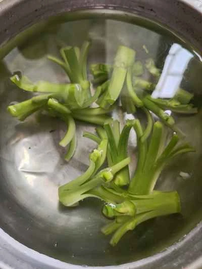 ケールとビーフパテの作り方：1