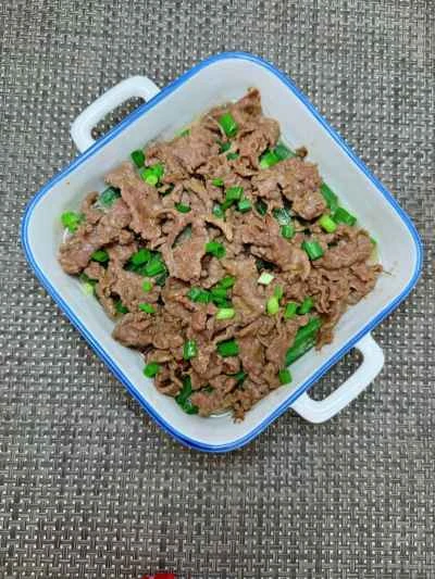 オクラ蒸し牛肉のレシピ
