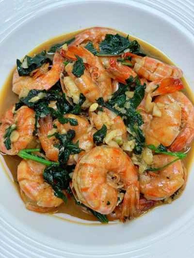 エビと大葉の炒め物のレシピ