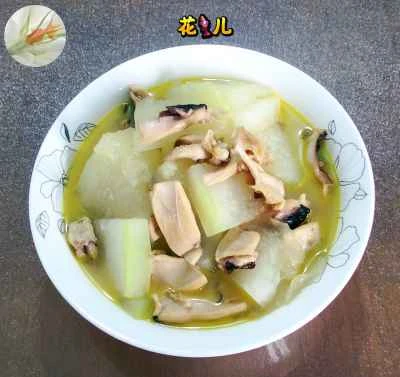 冬瓜入りイカシチューのレシピ