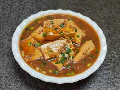 オイスターソース豆腐の作り方：12