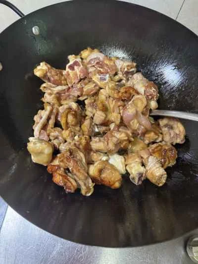 鶏もも肉のネギ煮込みの作り方：8
