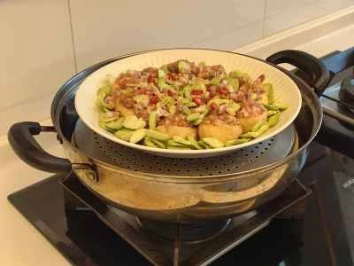 蒸し豆腐のレシピ手順：8