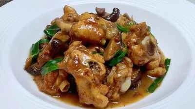 椎茸入り鶏肉の煮込みの作り方：17