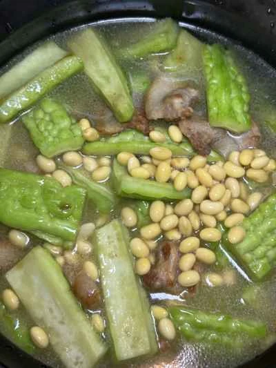 豚バラ肉とゴーヤの煮込みの作り方：13