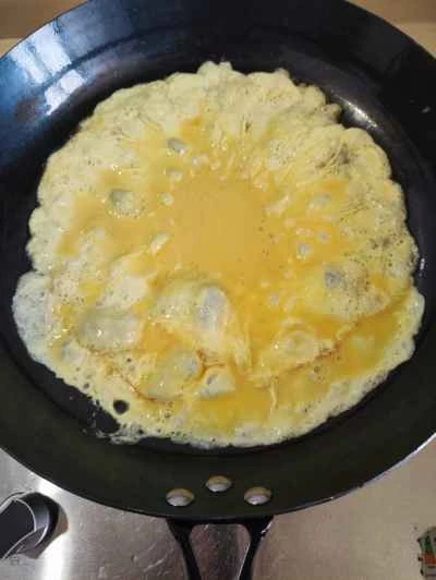 玉ねぎ入りスクランブルエッグの作り方:4