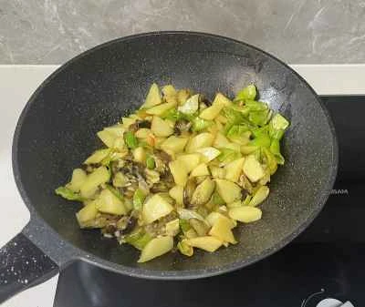 自家製地三仙（ディサンシェン）レシピの手順：12