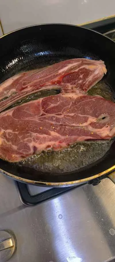 ラムチョップのソテーの作り方:2