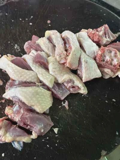 冬瓜入り鴨肉の煮込みの作り方：1