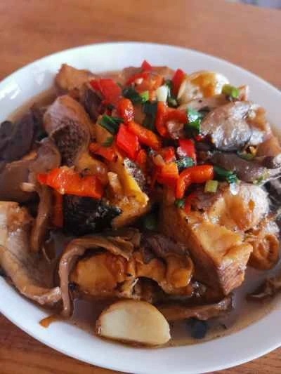 黒鯉の煮込みレシピ手順：9