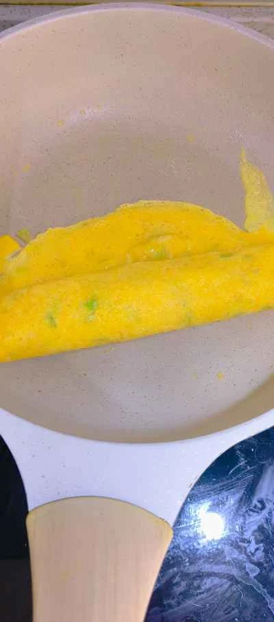 エビと卵のロールのレシピ手順：4