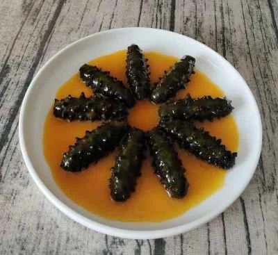 カボチャジュースでナマコを作る手順：6