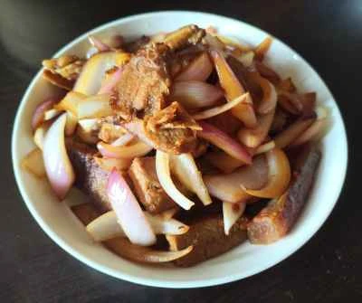 豚肉と玉ねぎの炒め物の作り方：7